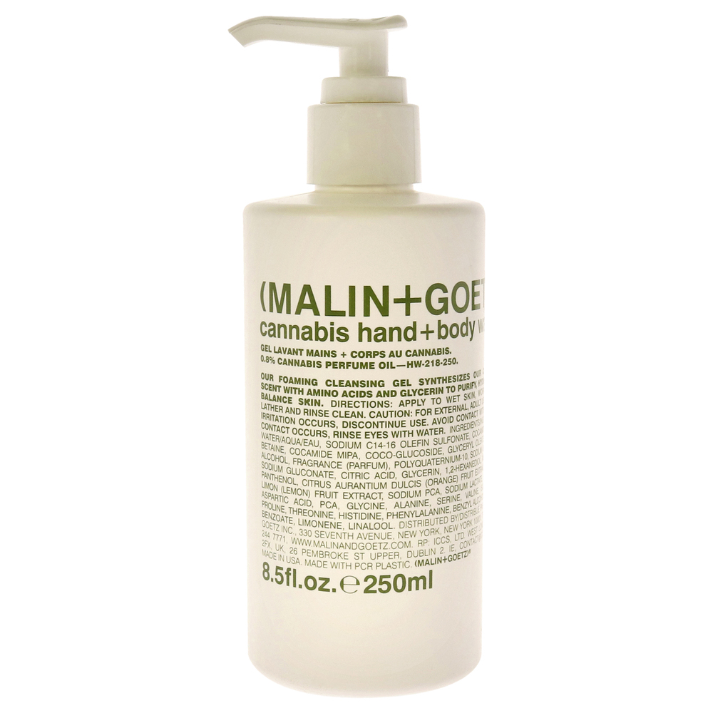 Cannabis Hand and Body Wash by Malin + Goetz for Unisex 8.5 oz Body Wash